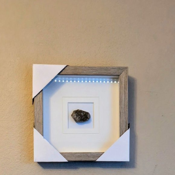 Shadowboxed Geode In A Display Frame - Picture 1 of 1